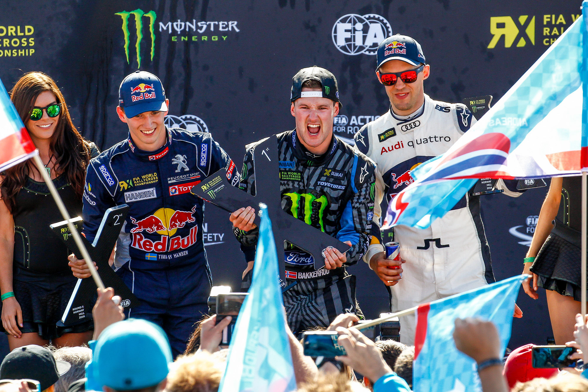 Andreas Bakkerud triunfa con su Ford Focus RS RX Andreas Bakkerud triunfa con su Ford Focus RS RX