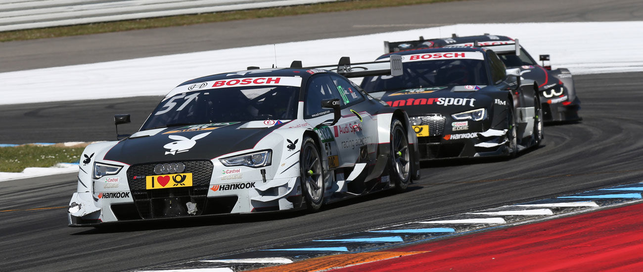 Triunfo de Audi en la primera carrera de la prueba inaugural del DTM en Hockenheim Triunfo de Audi en la primera carrera de la prueba inaugural del DTM en Hockenheim