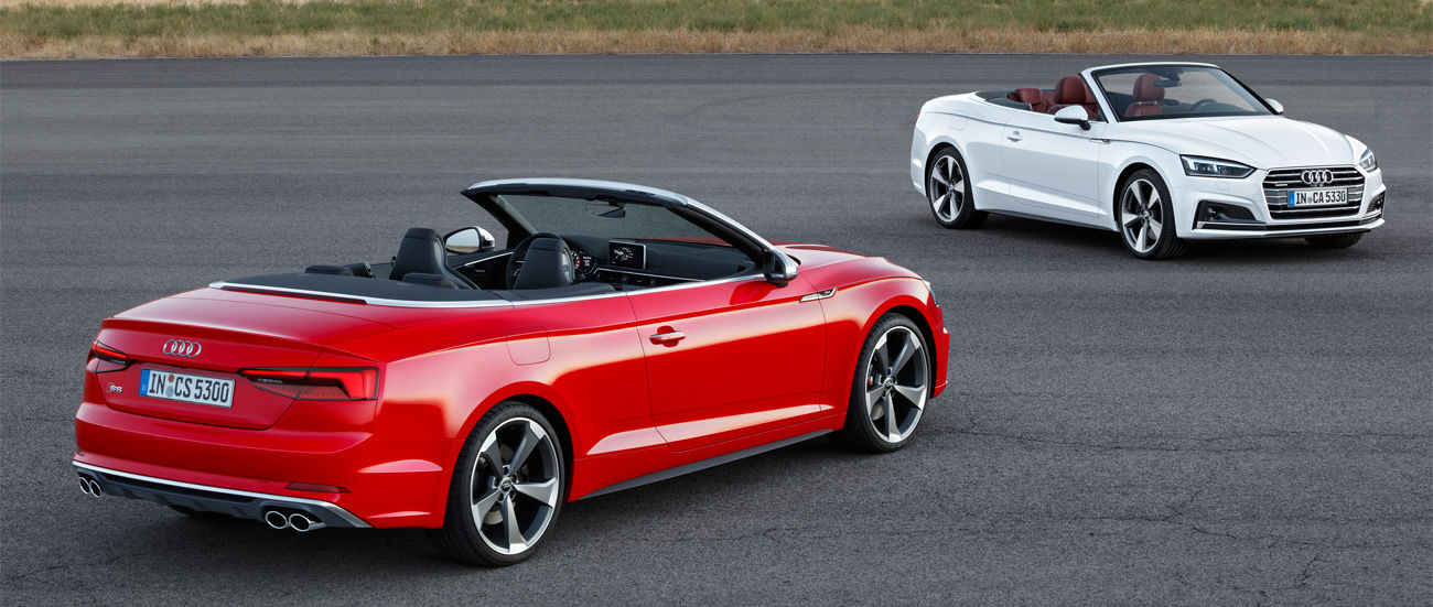 Nuevos Audi A5 y S5 Cabrio: abiertos a un intenso placer de conducción Nuevos Audi A5 y S5 Cabrio: abiertos a un intenso placer de conducción
