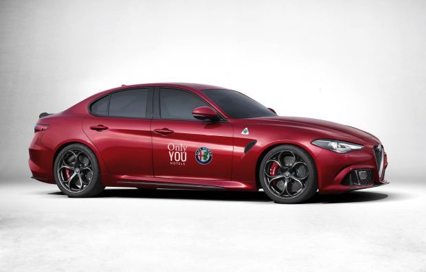 Alfa Romeo con su flamante Giulia y Only YOU Hotels, se alían con motivo de la celebración de FITUR, del 18 al 22 de Enero Alfa Romeo con su flamante Giulia y Only YOU Hotels, se alían con motivo de la celebración de FITUR, del 18 al 22 de Enero