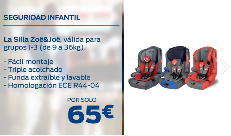 SEGURIDAD INFANTIL FORD SEGURIDAD INFANTIL FORD