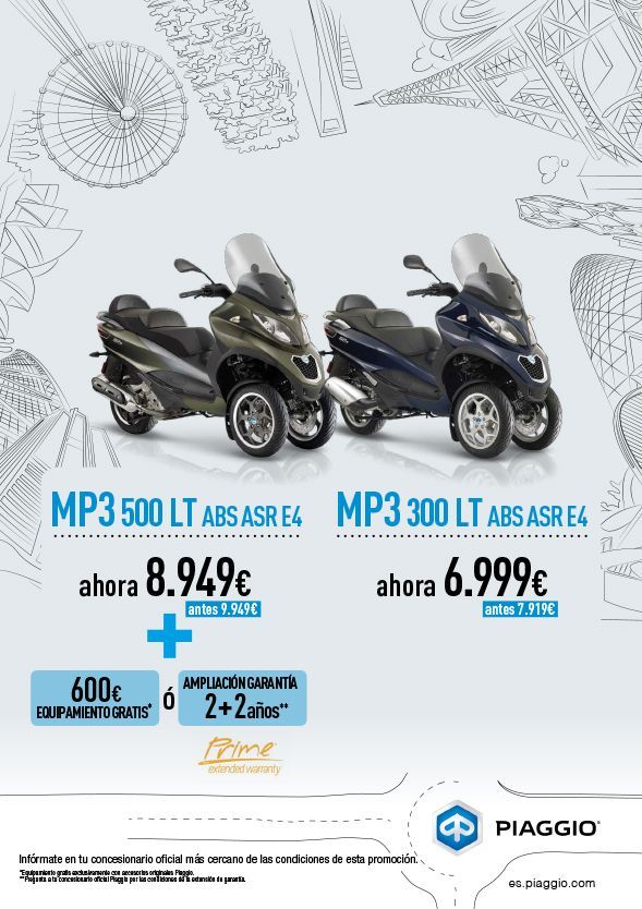 OFERTA MP3 300/500 EURO 4. OFERTA MP3 300/500 EURO 4.