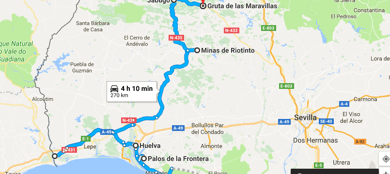 Ruta en coche por Huelva, Capital Española de la Gastronomía 2017 Ruta en coche por Huelva, Capital Española de la Gastronomía 2017