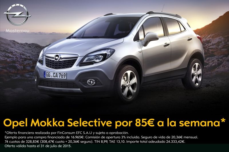 Promoción Opel Mokka desde 85€ a la semana Promoción Opel Mokka desde 85€ a la semana