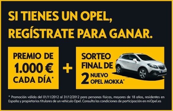 SI TIENES UN OPEL...!!!ESTAS DE ENHORABUENA!!! SI TIENES UN OPEL...!!!ESTAS DE ENHORABUENA!!!