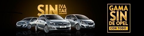 NUEVA GAMA "SIN" DE OPEL...SIN IVA...SIN TAE NUEVA GAMA "SIN" DE OPEL...SIN IVA...SIN TAE