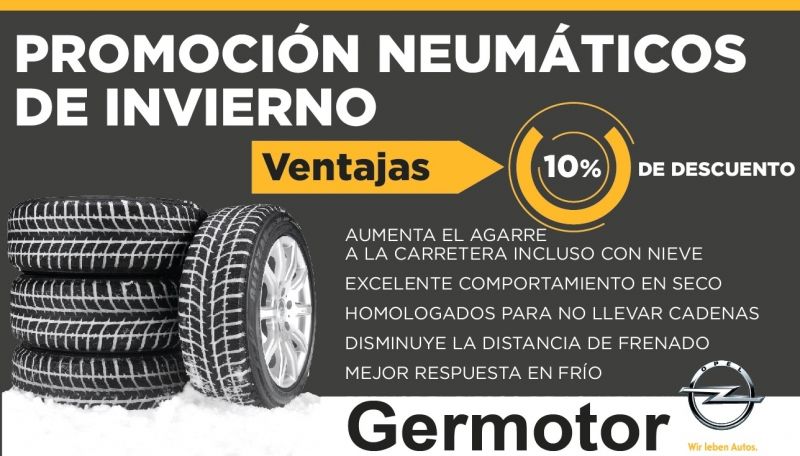 PROMOCIÓN NEUMÁTICOS DE INVIERNO -10% DTO. PROMOCIÓN NEUMÁTICOS DE INVIERNO -10% DTO.