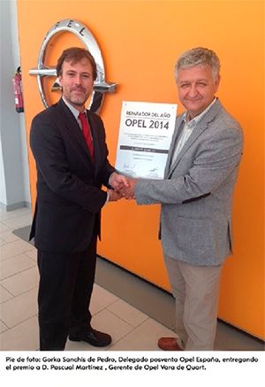 Opel Vara de Quart, elegido Reparador Opel del año 2014 Opel Vara de Quart, elegido Reparador Opel del año 2014