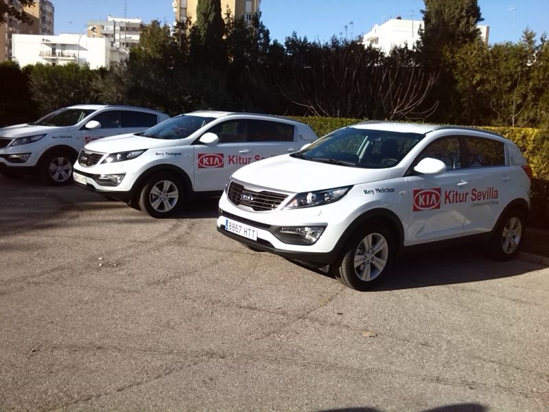 KIA, en la Cabalgata de Reyes de Triana 2014 KIA, en la Cabalgata de Reyes de Triana 2014