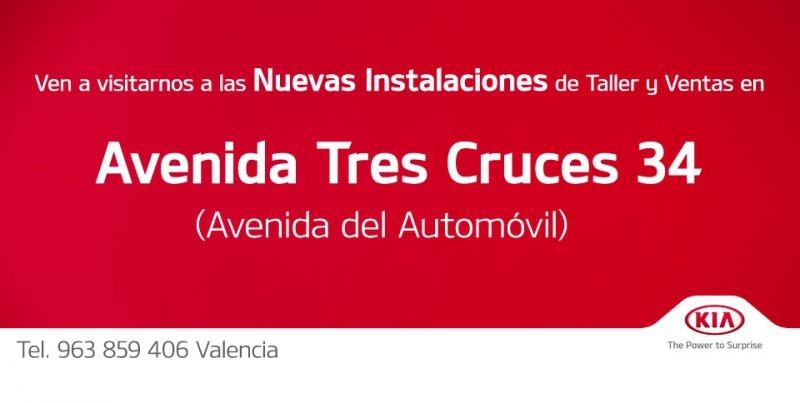 NUEVAS INSTALACIONES EN AV. TRES CRUCES 34 (AV. DEL AUTOMÓVIL) NUEVAS INSTALACIONES EN AV. TRES CRUCES 34 (AV. DEL AUTOMÓVIL)