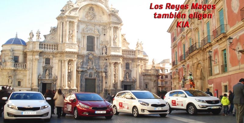 Los Reyes Magos eligen KIA para llegar a Murcia Los Reyes Magos eligen KIA para llegar a Murcia