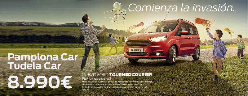 NUEVO FORD TOURNEO COURIER por 8.990€ en Ford Pamplona Car NUEVO FORD TOURNEO COURIER por 8.990€ en Ford Pamplona Car