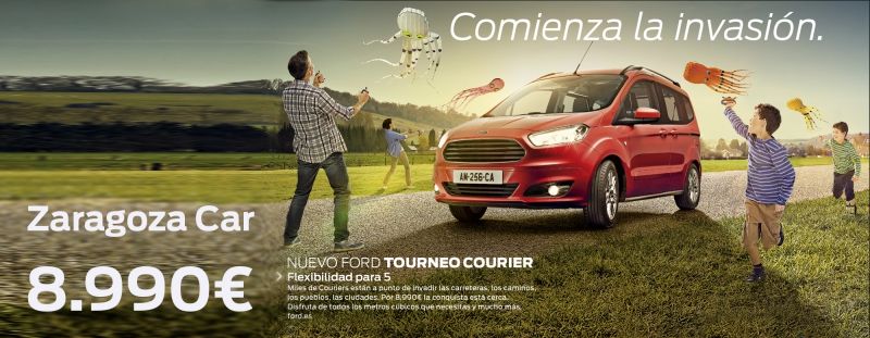 NUEVO FORD TOURNEO COURIER por 8.990€ en Ford Zaragoza Car NUEVO FORD TOURNEO COURIER por 8.990€ en Ford Zaragoza Car