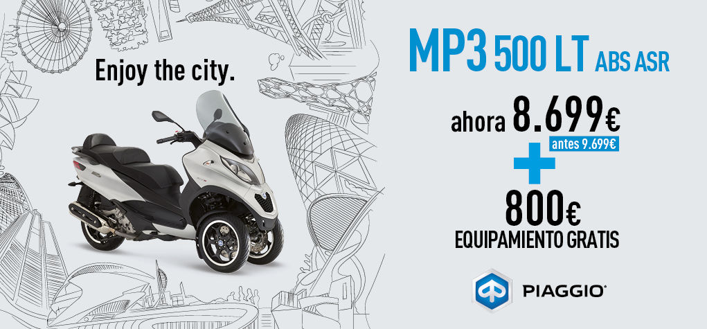 PIAGGIO MP3 TE DA MÁS PIAGGIO MP3 TE DA MÁS