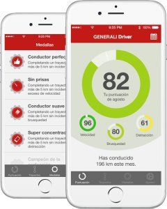 La “app” que nos evalúa al volante. La “app” que nos evalúa al volante.