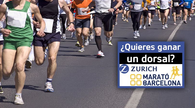 Sorteo de 3 dorsales + 3 camisetas para correr la Marató Sorteo de 3 dorsales + 3 camisetas para correr la Marató