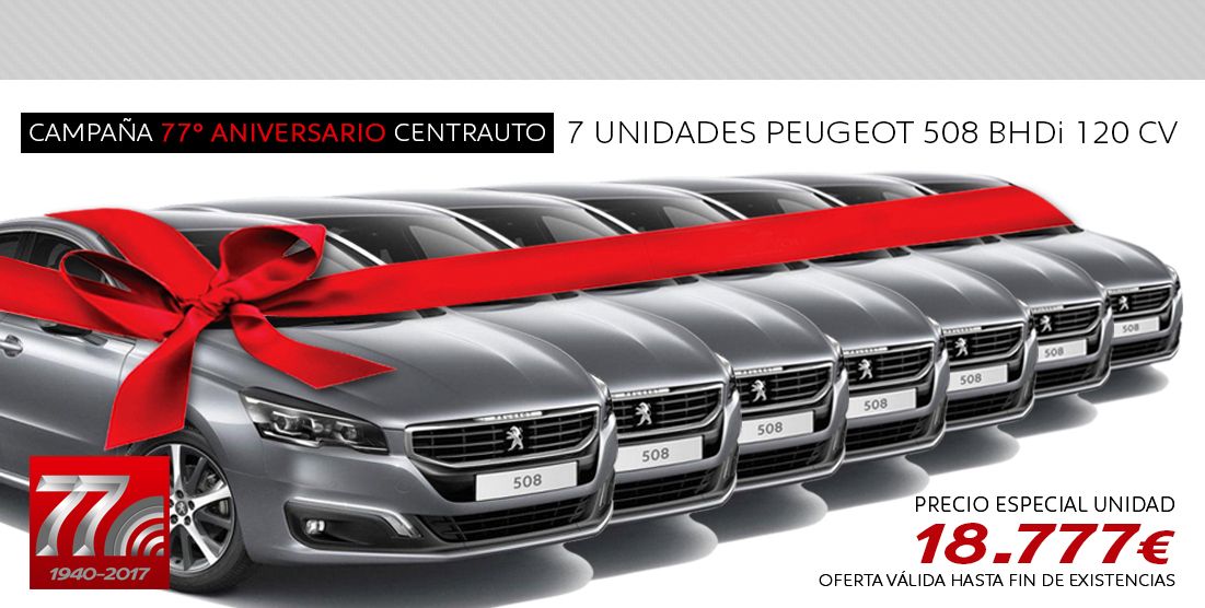 PEUGEOT 508 77º ANIVERSARIO PEUGEOT 508 77º ANIVERSARIO