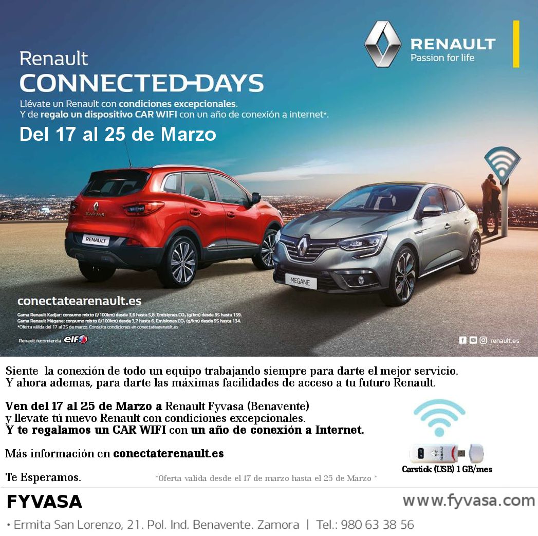 Han llegado los Connected Days de Renault a Fyvasa Han llegado los Connected Days de Renault a Fyvasa