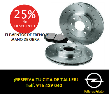 25% DESCUENTO EN ELEMENTOS DE FRENO 25% DESCUENTO EN ELEMENTOS DE FRENO