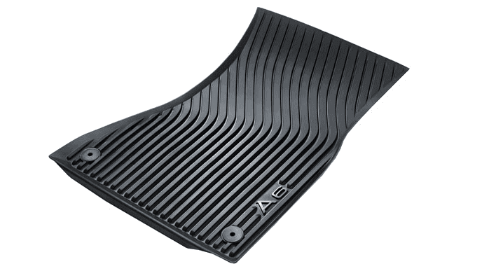 Juego de alfombrillas de goma delanteras Audi A6 Juego de alfombrillas de goma delanteras Audi A6