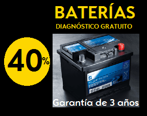 OFERTA BATERÍA 40% dto OFERTA BATERÍA 40% dto