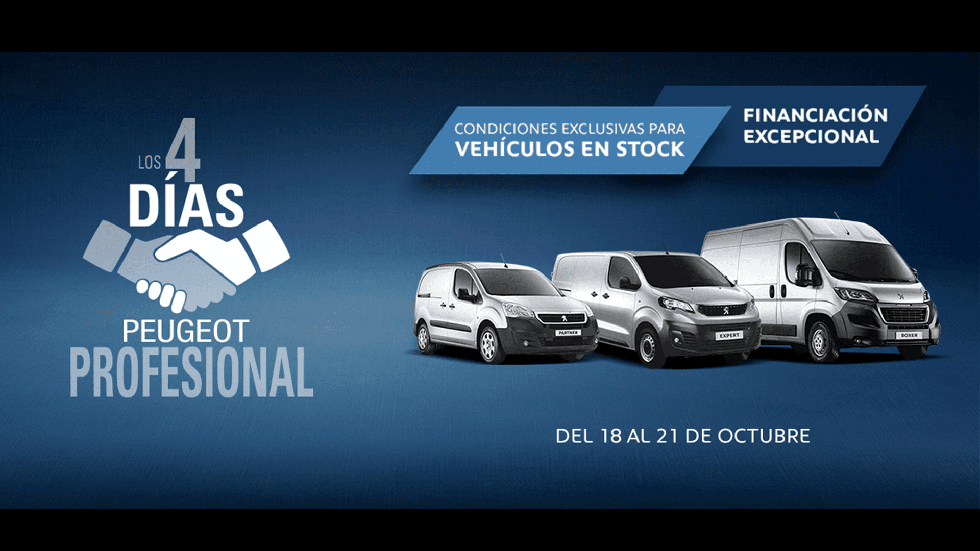 ¡NO TE PIERDAS LOS 4 DÍAS PEUGEOT PROFESIONAL! ¡NO TE PIERDAS LOS 4 DÍAS PEUGEOT PROFESIONAL!