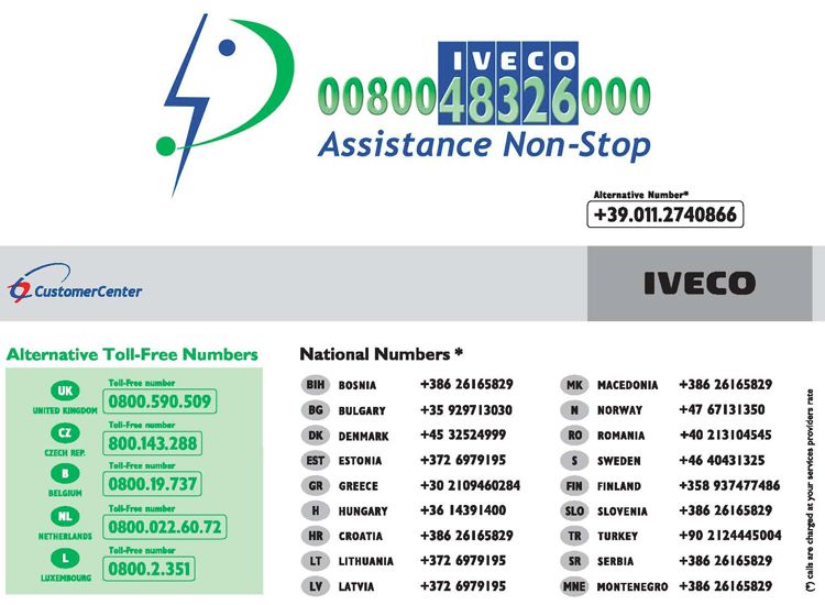 IVECO ASSISTANCE NON STOP IVECO ASSISTANCE NON STOP